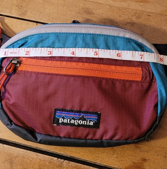 Patagonia Colorblock Waist Pack - Red, Green, Yellow - Picture 3 of 6